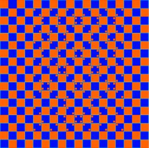 Optical Illusion - Using Complimentary Colours